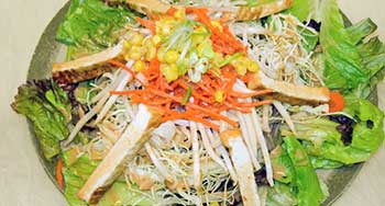 Cold Noodle Salad Plate with Tofu